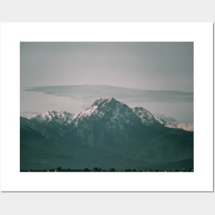 Landscape Snow Mountain Photography Posters and Art